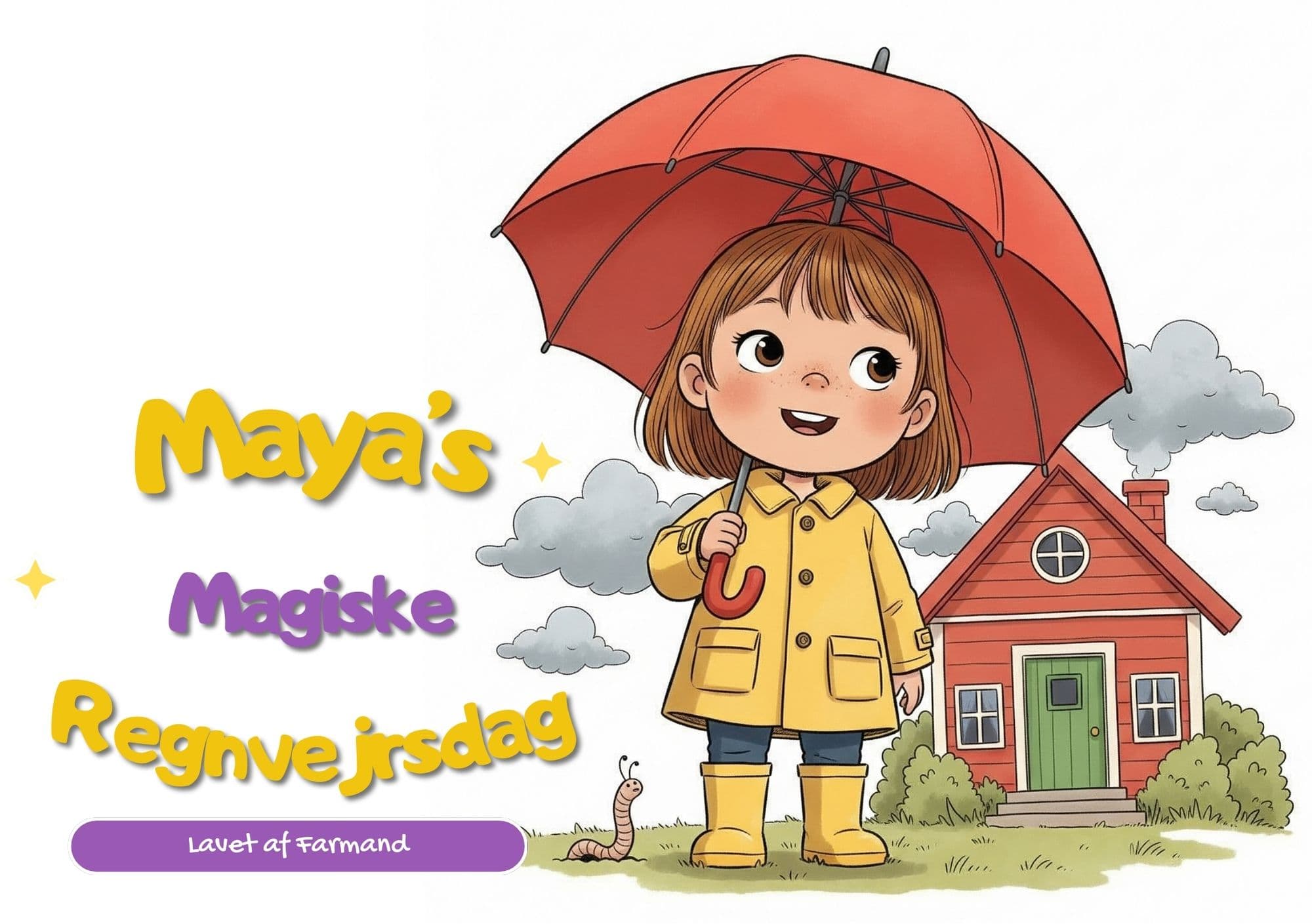 Mayas Magiske Regnvejrsdag – forside